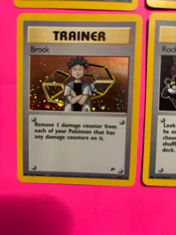 LOT OF 6 POKEMON CARDS -TRAINER CARDS BASE SET VINTAGE CARDS GOOD ONES 2 HOLO!! - Image 3