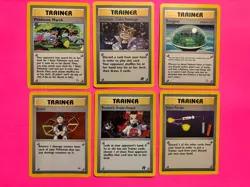 LOT OF 6 POKEMON CARDS -TRAINER CARDS BASE SET VINTAGE CARDS GOOD ONES 2 HOLO!! - Image 4