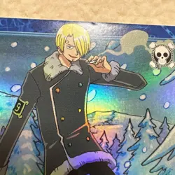 ONE PIECE Hyper Battle Carddass S123 Sanji Kick Champion Trading Card - Image 4