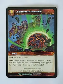 World of Warcraft WoW Trading Card Game TCG Choose Your Cards Singles Light Play - Image 2