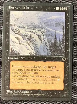 MTG Koskun Falls - NM! - Homelands - Vintage Magic the Gathering - Image 1