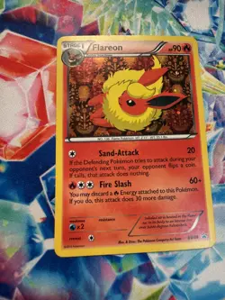 Flareon BW88 Black & White Promo Holo Stage 1 90 HP English 2013 LP Pokemon - Image 1