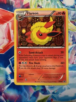 Flareon BW88 Black & White Promo Holo Stage 1 90 HP English 2013 LP Pokemon - Image 3