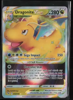 Dragonite VSTAR 050/078 - Pokemon GO - NM - Image 1