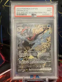 Pokemon TCG Greninja EX 132 Shrouded Fable Promo Special Illustration PSA 9 - Image 2