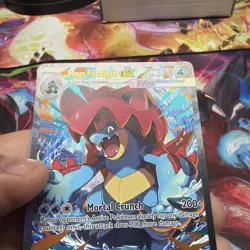 Pokemon Mega Feraligatr ex 274/217 SIR Ascended Heroes NM (Pack Fresh) - Image 3