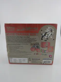Pokemon TCG Sun and Moon Base Set ETB Elite Trainer Box Solgaleo Torn Seal - Image 2