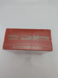 Pokemon TCG Sun and Moon Base Set ETB Elite Trainer Box Solgaleo Torn Seal - Image 5