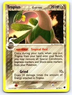 Tropius 23/101 Rare Dragon Frontiers Pokemon Lightly Played - Image 1