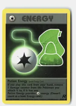 Potion Energy 82/82 Uncommon Team Rocket Pokemon Unlimited LP Keiji Kinebuchi - Image 1