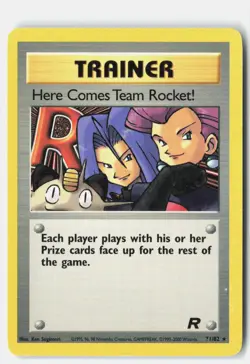 Here Comes Team Rocket! 71/82 Rare Team Rocket Pokemon Unlimited MP Ken Sugimori - Image 1
