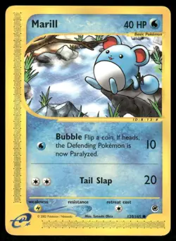 Pokemon Cards Marill 120/165 Expedition Base Set Common NM - Image 1