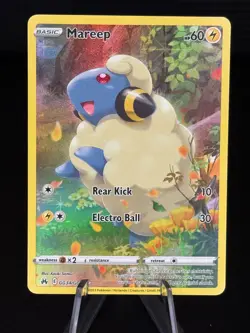 Mareep GG34/GG70 Holo Crown Zenith Galarian Gallery Pokemon NM - Image 1