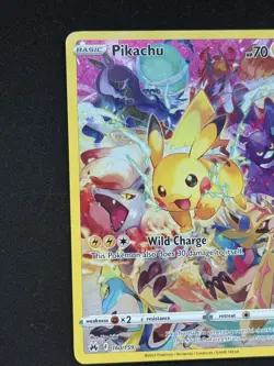 Pikachu 160/159 Crown Zenith Secret Rare Full Art Holo NM Pokemon TCG - Image 2