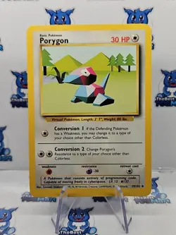Pokemon Porygon 39/102 Base Set LP - Image 1