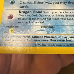 Shining Magikarp 66/64 Neo Revelation Holo Pokemon Card Secret Rare MP - Image 2