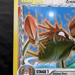 Pokemon Kingler EX Crystal Guardians 22/100 Reverse Holo Delta Species LP ⭐ - Image 3