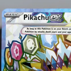 Pokemon Pikachu ex 219/191 Surging Sparks SV08 Holo Ultra Rare ENG NM/M ⚡ - Image 3