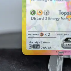 Pokemon Pikachu ex 219/191 Surging Sparks SV08 Holo Ultra Rare ENG NM/M ⚡ - Image 5