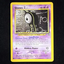 Unown [A] - Neo Discovery - 33/75 - Pokemon TCG - LP - Image 1