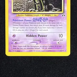 Unown [A] - Neo Discovery - 33/75 - Pokemon TCG - LP - Image 3