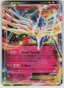 POKEMON XERNEAS EX XY07 HOLO P XY PROMO DMG HOLO - Image 1