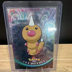 Topps Pokemon Topps Series 1 TV Animation Edition Weedle #13 Foil Common Eng - Image 1