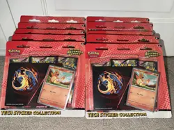 Pokemon TCG Ascended Heroes Tech Sticker Collection Charmander – X 10 Fast Ship - Image 1