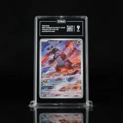 Pokemon Groudon 199/182 Paradox Rift Illustration Rare TAG 9 - Image 1