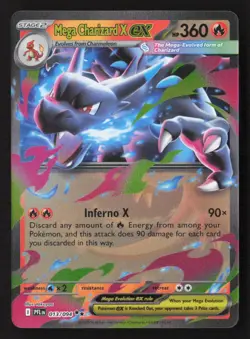 Mega Charizard X ex Double Rare Holo PFL 013/094 NM Pokemon TCG - Image 1