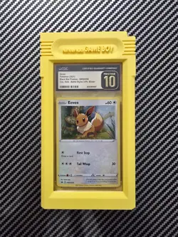 POP 1! Pokemon Eevee SWSH095 Black Star Promo Cosmic Holo CGC PRISTINE 10 M 2021 - Image 1