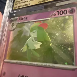 LOW POP CGC 10 Pristine ENGLISH Kirlia 059/132 Cosmos Holo Pokemon - Image 4