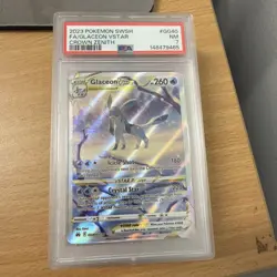 Pokemon TCG Glaceon VSTAR GG40/GG70 Crown Zenith PSA 7 NM - Image 1