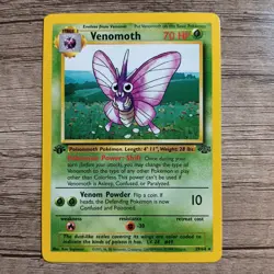 Pokemon Venomoth Jungle 29/64 First 1st Edition Non Holo Rare 1999 - Image 1