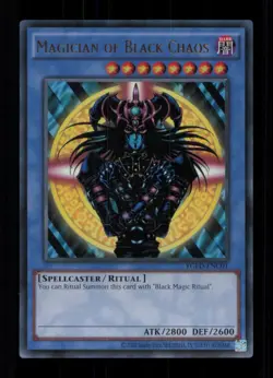 MAGICIAN OF BLACK CHAOS YGLD-ENC01 YU-GI-OH LP - Image 1