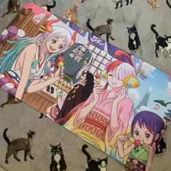 One Piece Yamato Uta Kouzuki Rubber Playmat Play Mat Tcg Trading Card Game CCG - Image 1