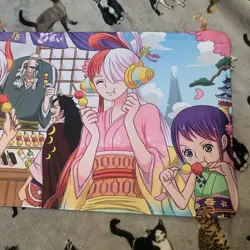 One Piece Yamato Uta Kouzuki Rubber Playmat Play Mat Tcg Trading Card Game CCG - Image 3