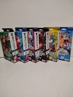 Bandai Namco One Piece Starter Deck Lot 6 Boxes 22,24,25,26,27,28 English - Image 1