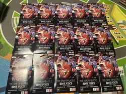 One Piece Card Game The Time Of Battle OP16 Booster Packs Lot Of 15 From LGS - Image 1