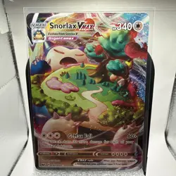 Snorlax VMAX Full Art Sword And Shield Base Set 142/202 Pokemon Card - Image 1