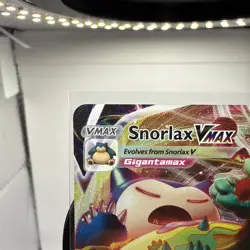 Snorlax VMAX Full Art Sword And Shield Base Set 142/202 Pokemon Card - Image 2