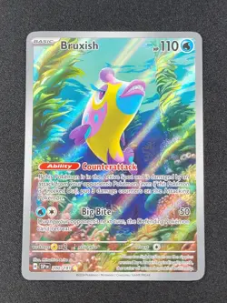 Pokemon TCG Bruxish Surging Sparks Illustration Rare Card 200/191 NM Condition - Image 1