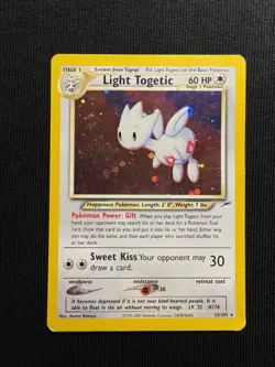 Light Togetic 15/105 - Neo Destiny 2002 Pokemon Card Vintage WOTC Holo TCG - Image 1