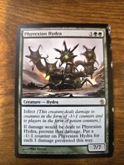 Phyrexian Hydra Mirrodin: Besieged Regular: minor damage: Magic the Gathering - Image 1