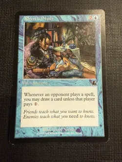 Rhystic Study 45/143 Prophecy Magic The Gathering (MTG) Common - Image 1