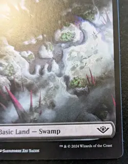 Swamp (Full Art) 0274 OTJ Land Outlaws Of Thunder Junction Magic: The Gathering - Image 5