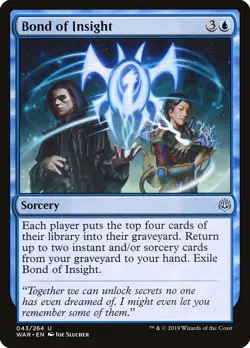 4x Bond of Insight - NM - War of the Spark - SPARROW MAGIC - Image 1