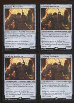 4x Academy Manufactor Rare Ex/NM- Modern Horizons 2 MH2 Playset MTG - Image 1