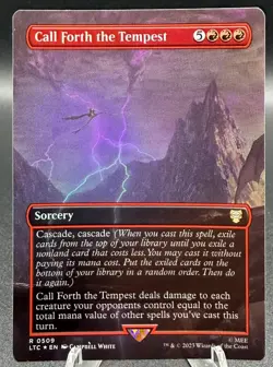 Call Forth the Tempest (Borderless) 509Tales of Middle-earth Foil NM - Image 1