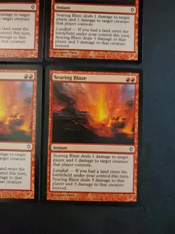 4x SEARING BLAZE Worldwake NM MTG Magic the Gathering Tcg Playset 4 X4 ** - Image 4